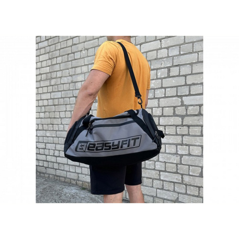Спортивная сумка SB1 Easyfit EF-8001-GY 45 л, серая