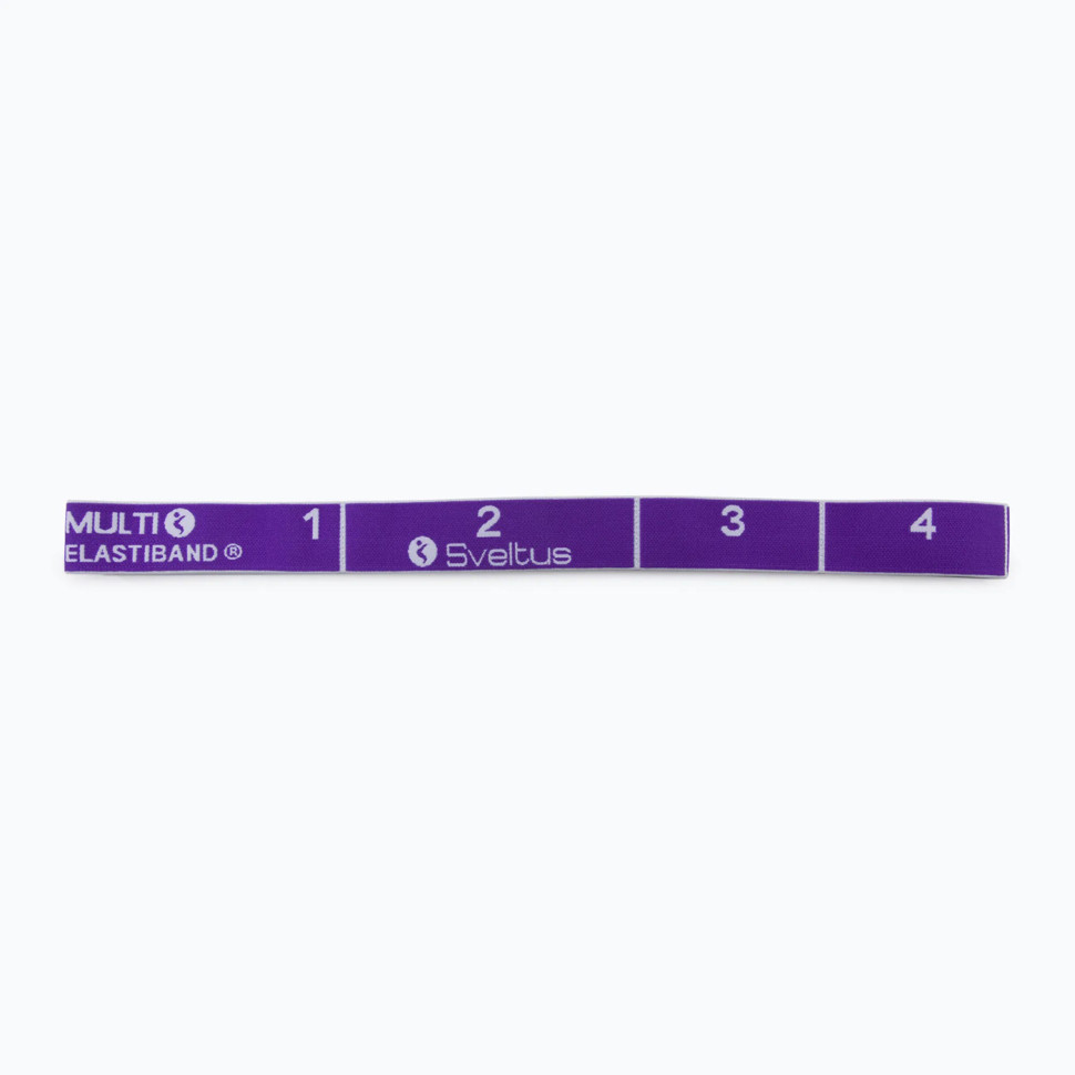 Еспандер для фітнесу Multi Elastiband Sveltus SLTS-0033 фіолетовий, 15кг + QR код