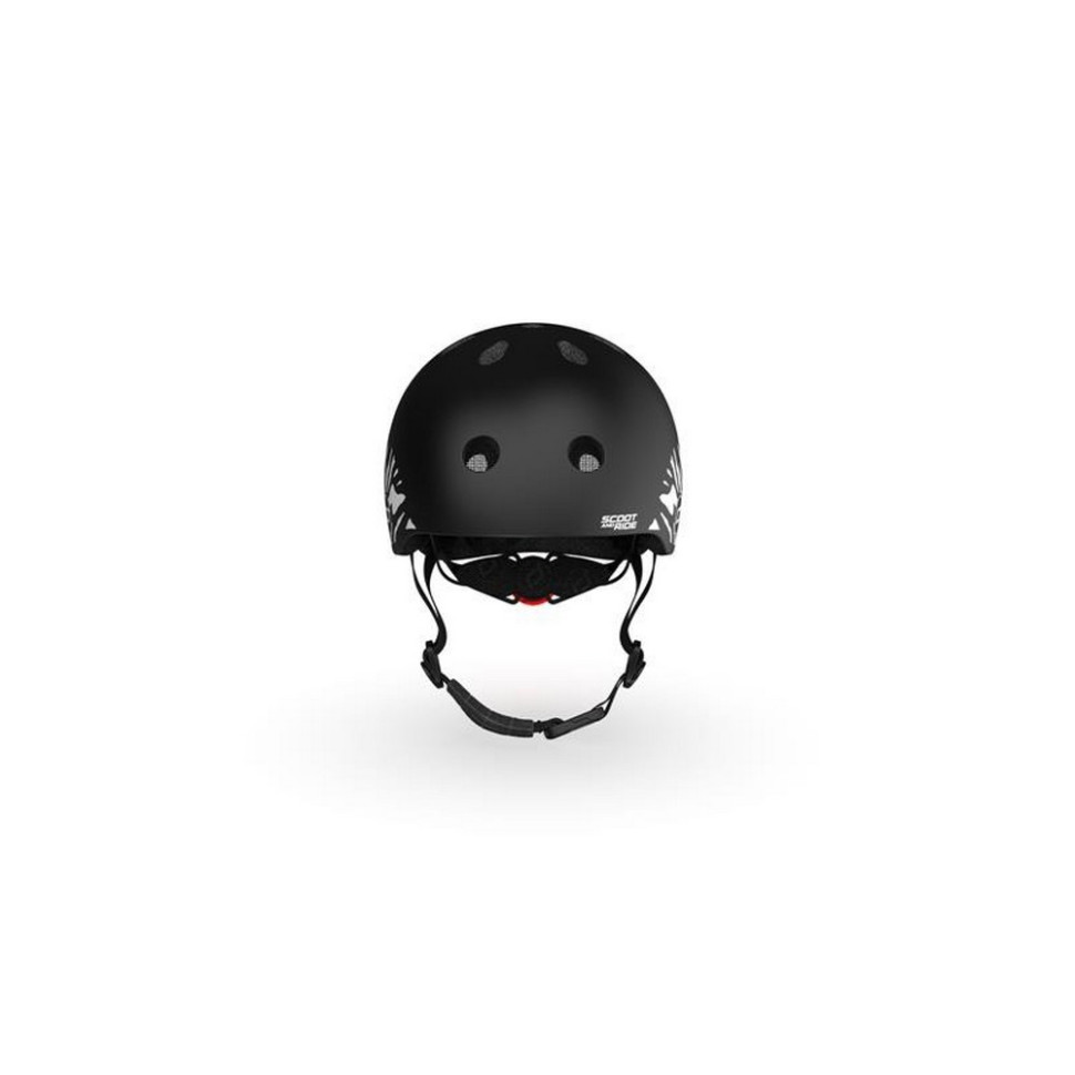 Шлем защитный детский Scoot and Ride SR-181206-ZEBRA, зебра, с фонариком, 45-51 см
