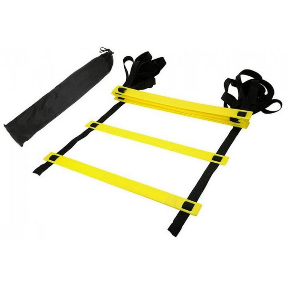 Координационная лестница для тренировки скорости Agility Speed Ladder Power System PS-4087 Black/Yellow
