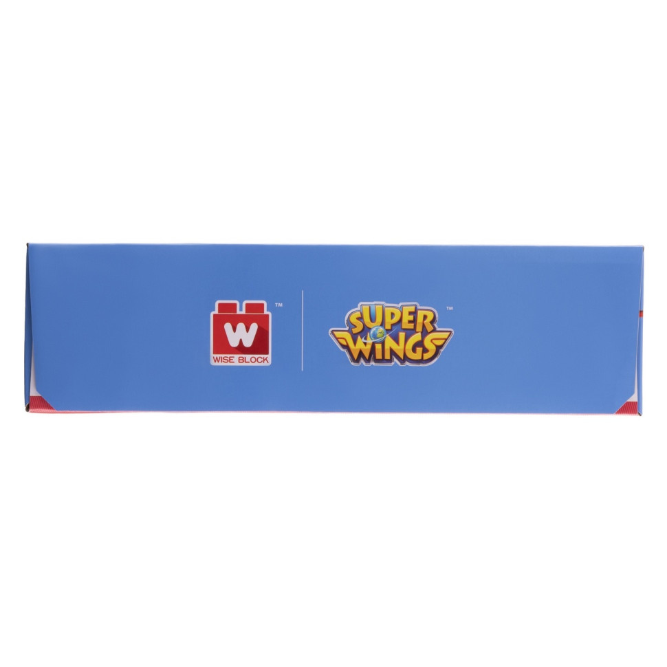 Конструктор-трансформер Super Wings Small Blocks 2-in-1 Buildable Transforming Vehicle Jett, Джетт EU385005