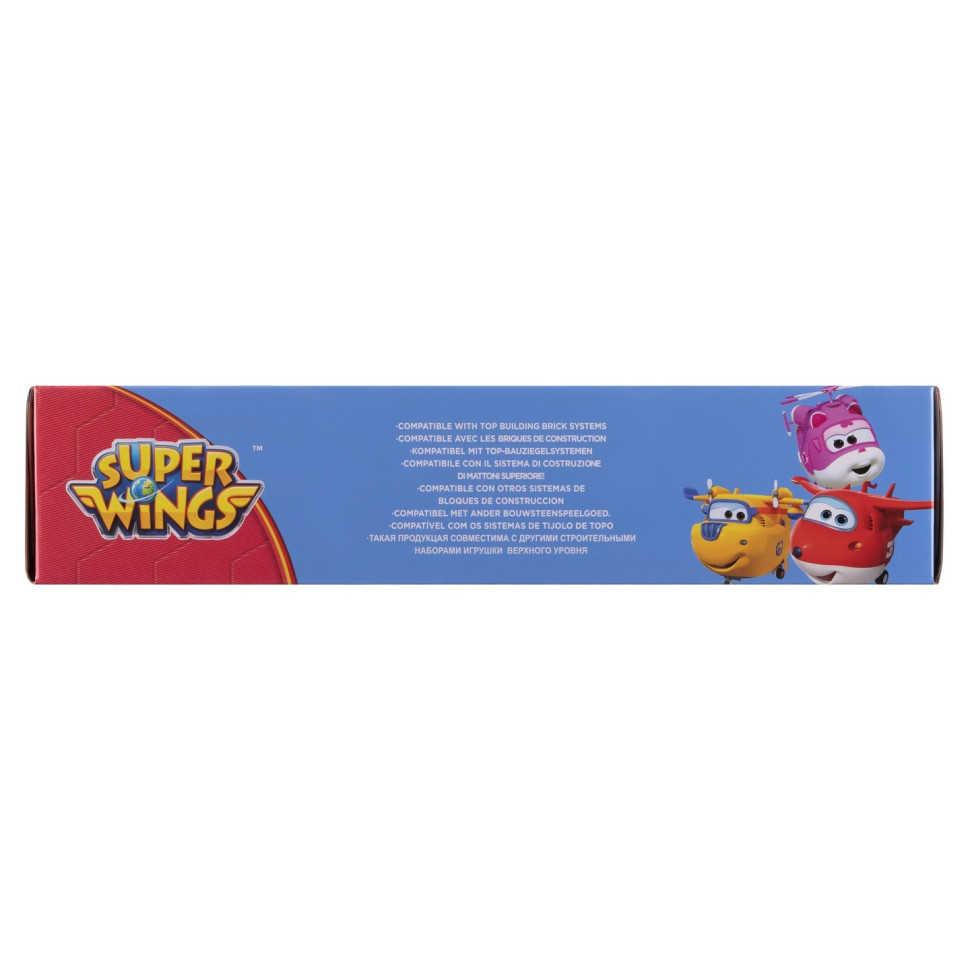 Конструктор-трансформер Super Wings Small Blocks 2-in-1 Buildable Transforming Vehicle Jett, Джетт EU385005