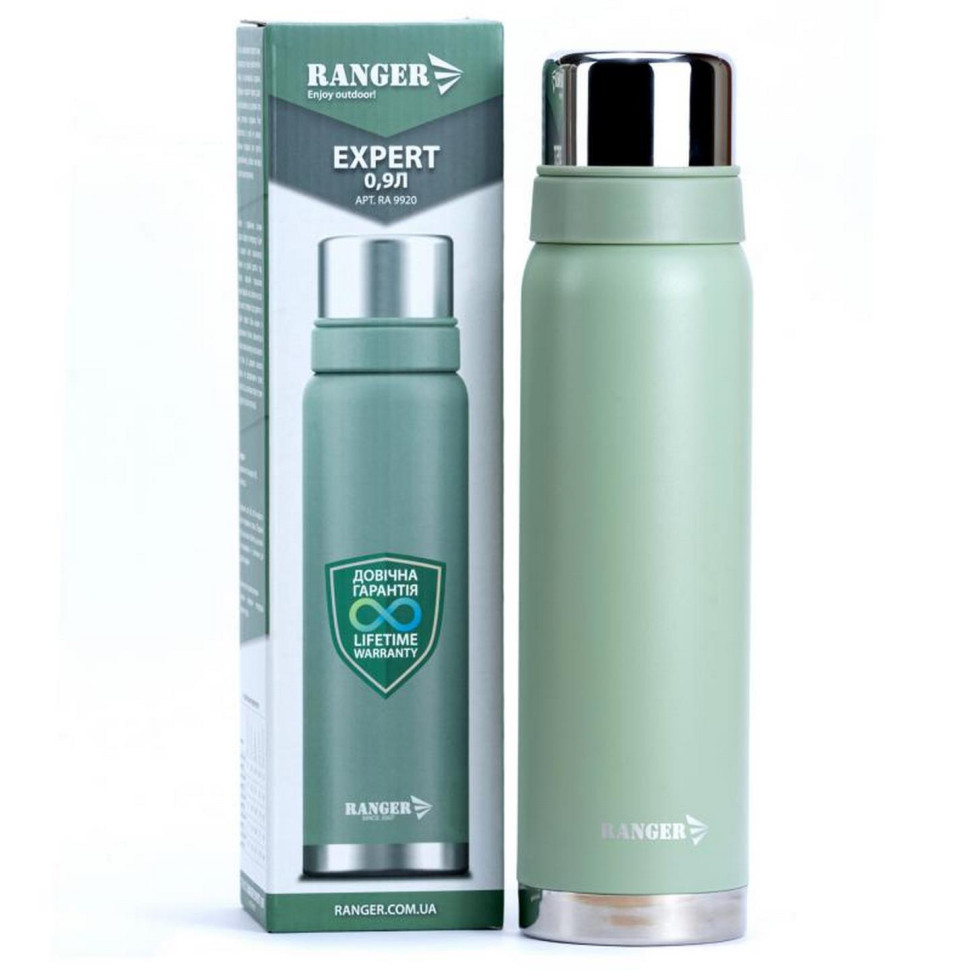 Термос Ranger Expert 0,9 л оливковий RA 9920