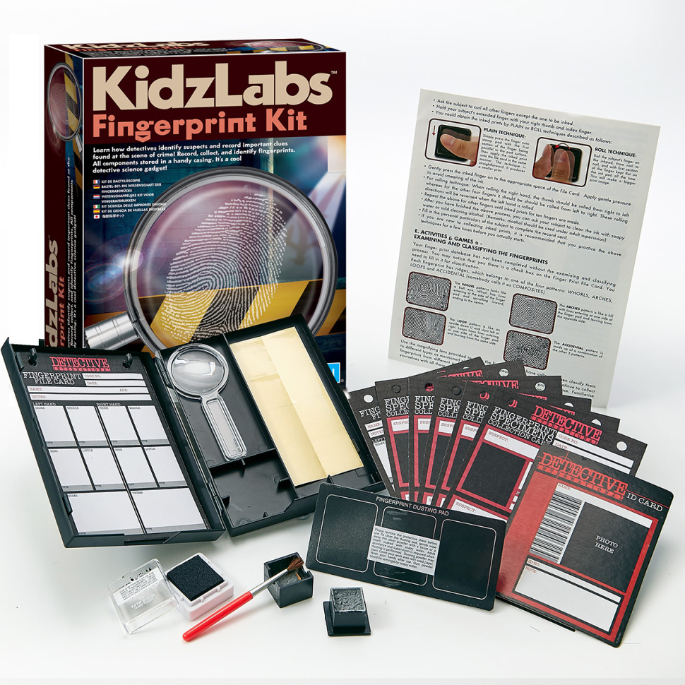 Набір детектива Відбитки пальців 4M 00-03248 із серії KidzLabs