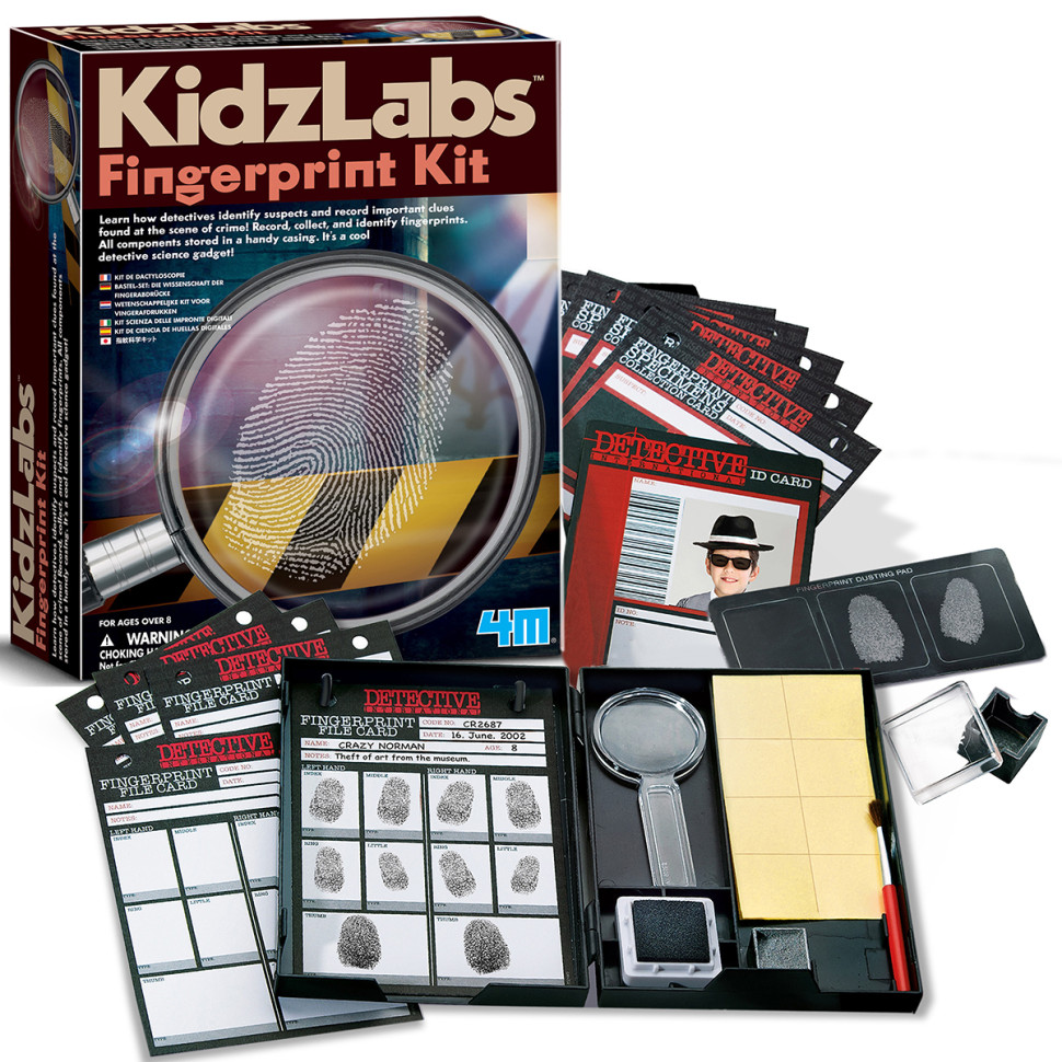 Набір детектива Відбитки пальців 4M 00-03248 із серії KidzLabs