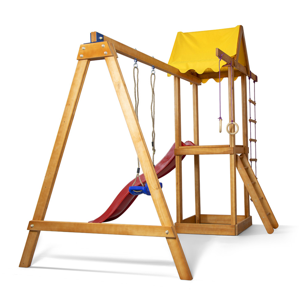 Дитячий ігровий комплекс SportBaby Babyland-18 з гіркою та кільцями