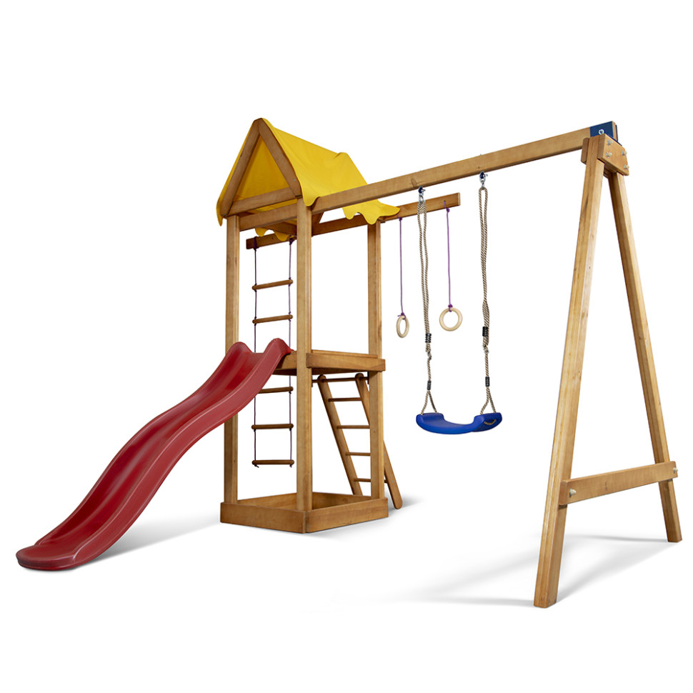 Дитячий ігровий комплекс SportBaby Babyland-18 з гіркою та кільцями