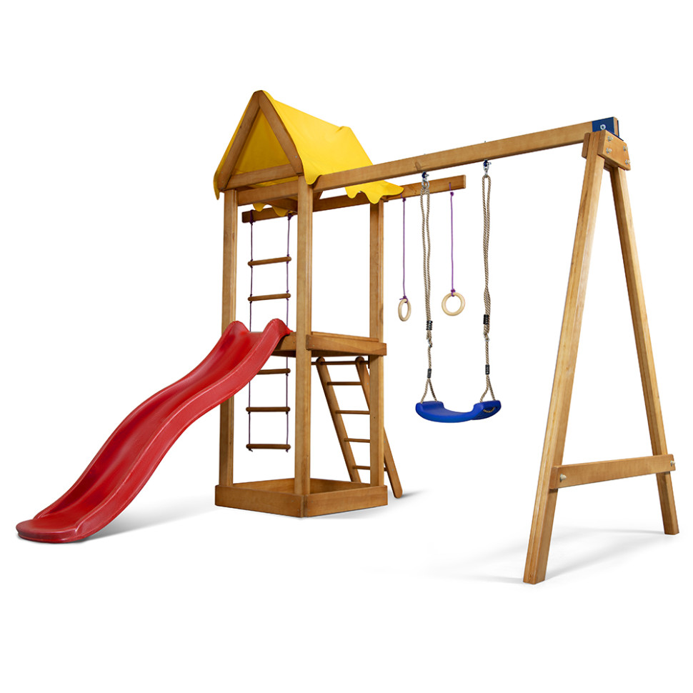 Дитячий ігровий комплекс SportBaby Babyland-18 з гіркою та кільцями