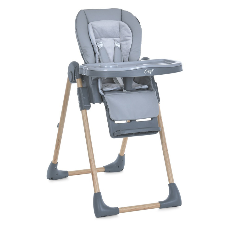 Стульчик для кормления CRAFT El Camino ME 1115-W Gray, до 15 кг
