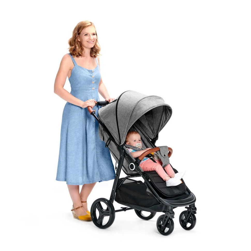 Прогулянкова коляска Kinderkraft KSGRAN00GRY0000 Grande Plus Grey