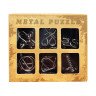 Набір металевих головоломок "Metal Puzzle" Bambi 2116, 6 штук в наборі