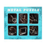 Набір металевих головоломок "Metal Puzzle" Bambi 2116, 6 штук в наборі