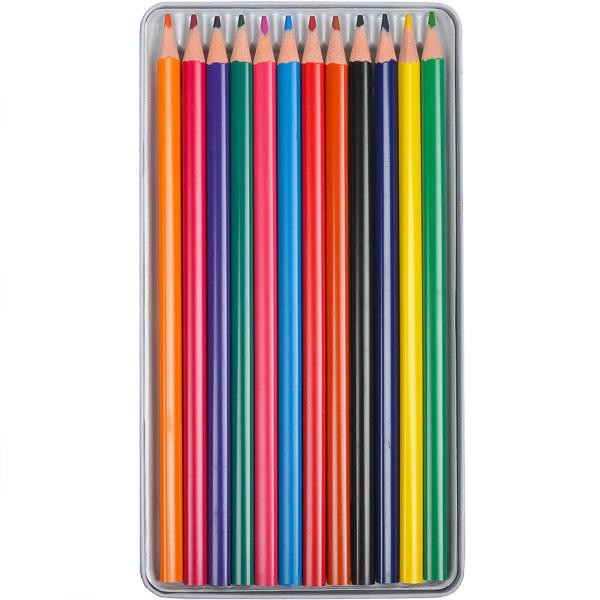Набір олівців 12 кольорів COLOR-IT CRМ555-12 Metal elastico 