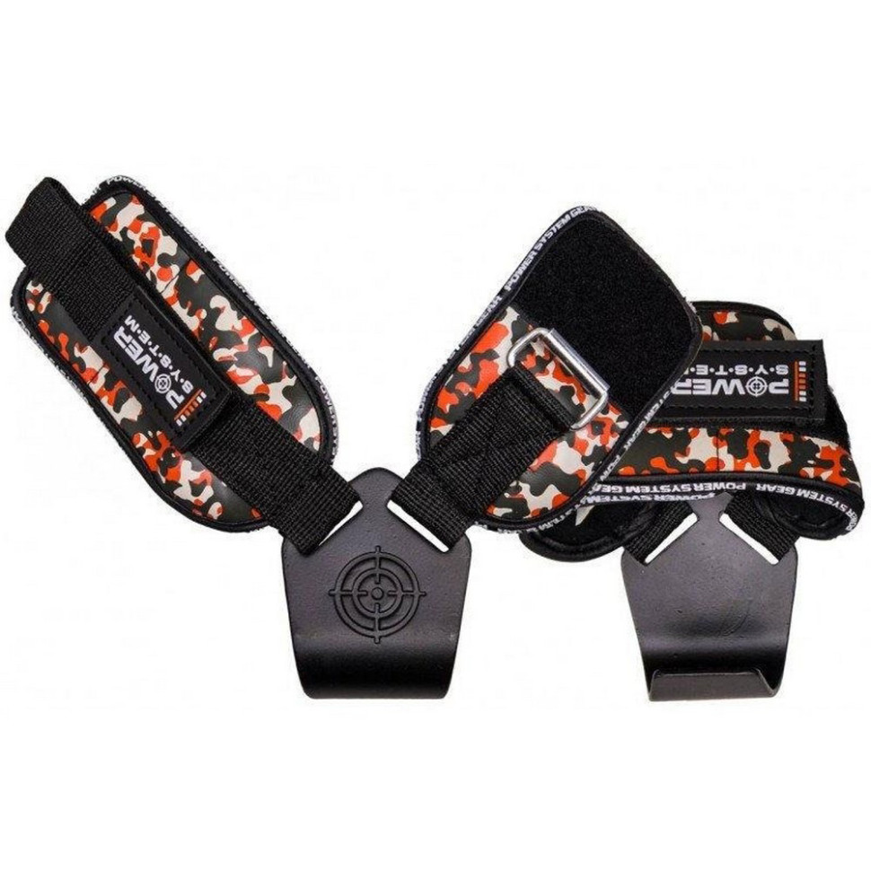 Гаки для тяги на зап'ястя Hooks Camo Power System PS_3370_Black/Red XL, XL