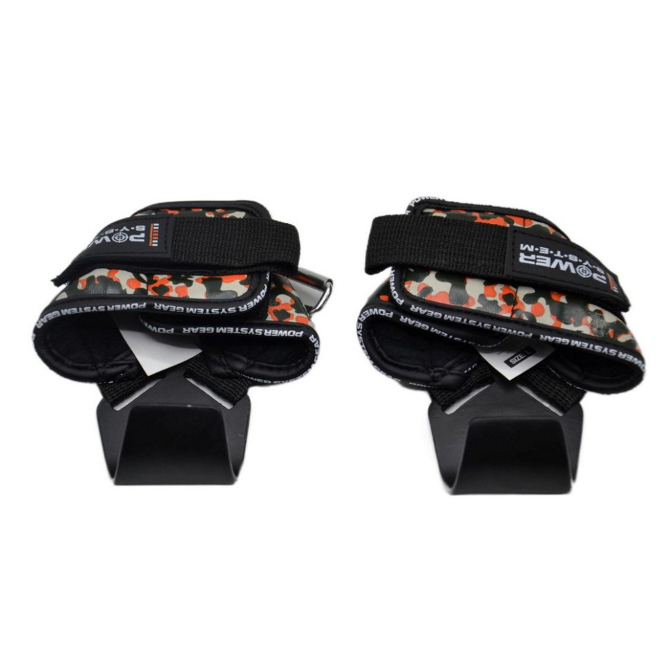 Гаки для тяги на зап'ястя Hooks Camo Power System PS_3370_Black/Red XL, XL