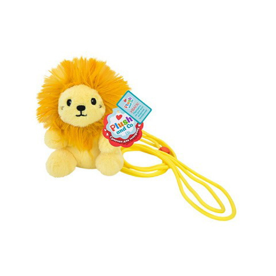 М'яка іграшка-тримач для телефону Plush and Co PLC25005(Orange) 9х8х11 см