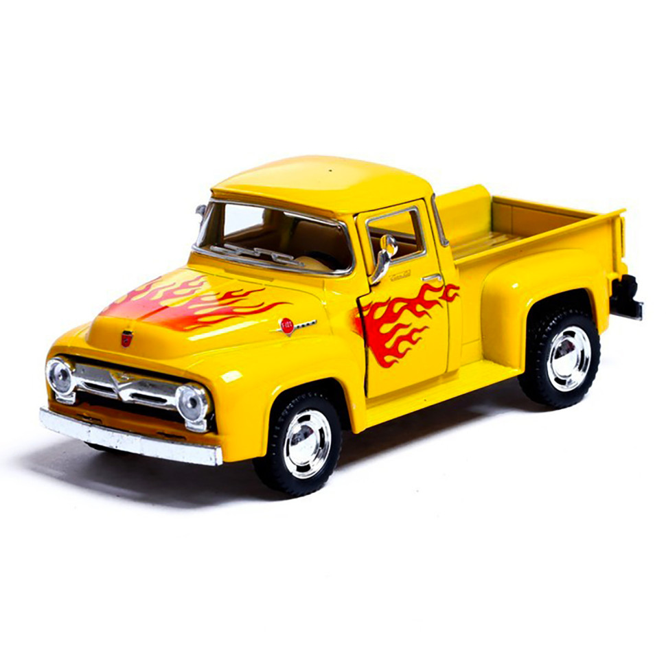 Машинка металлическая Pickup FORD F-100 (1956) Kinsmart KT5385FW инерционная 1:38