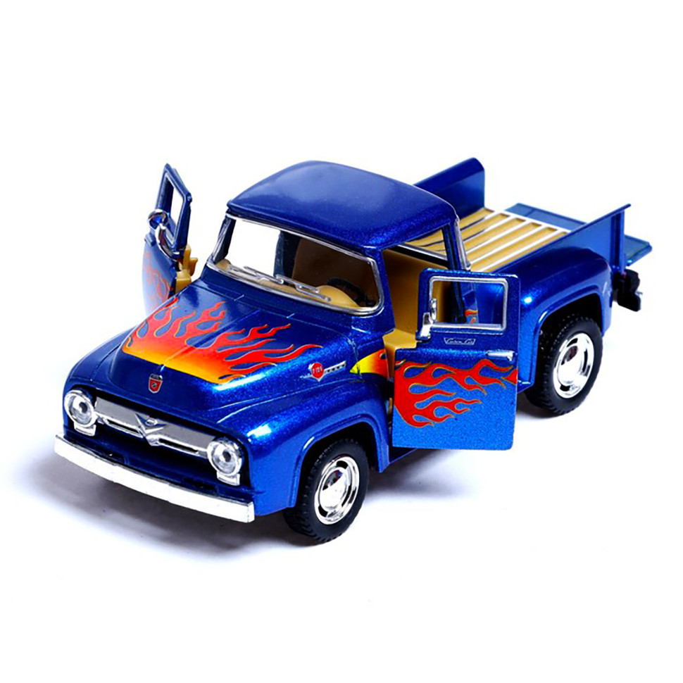 Машинка металлическая Pickup FORD F-100 (1956) Kinsmart KT5385FW инерционная 1:38