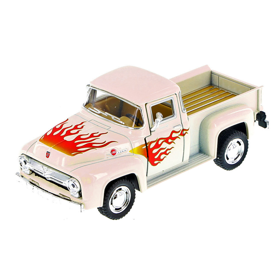 Машинка металлическая Pickup FORD F-100 (1956) Kinsmart KT5385FW инерционная 1:38