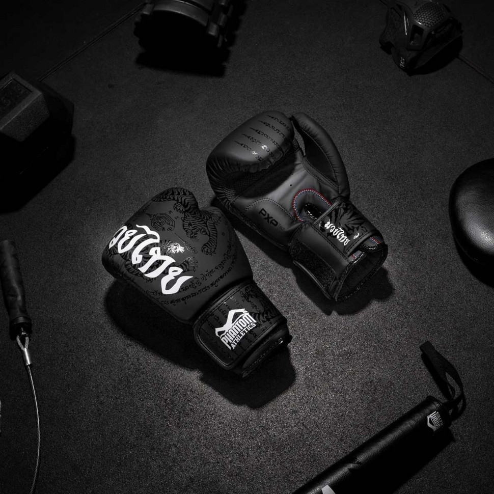 Боксерские перчатки Muay Thai Phantom PHBG2329-14 Black 14 oz