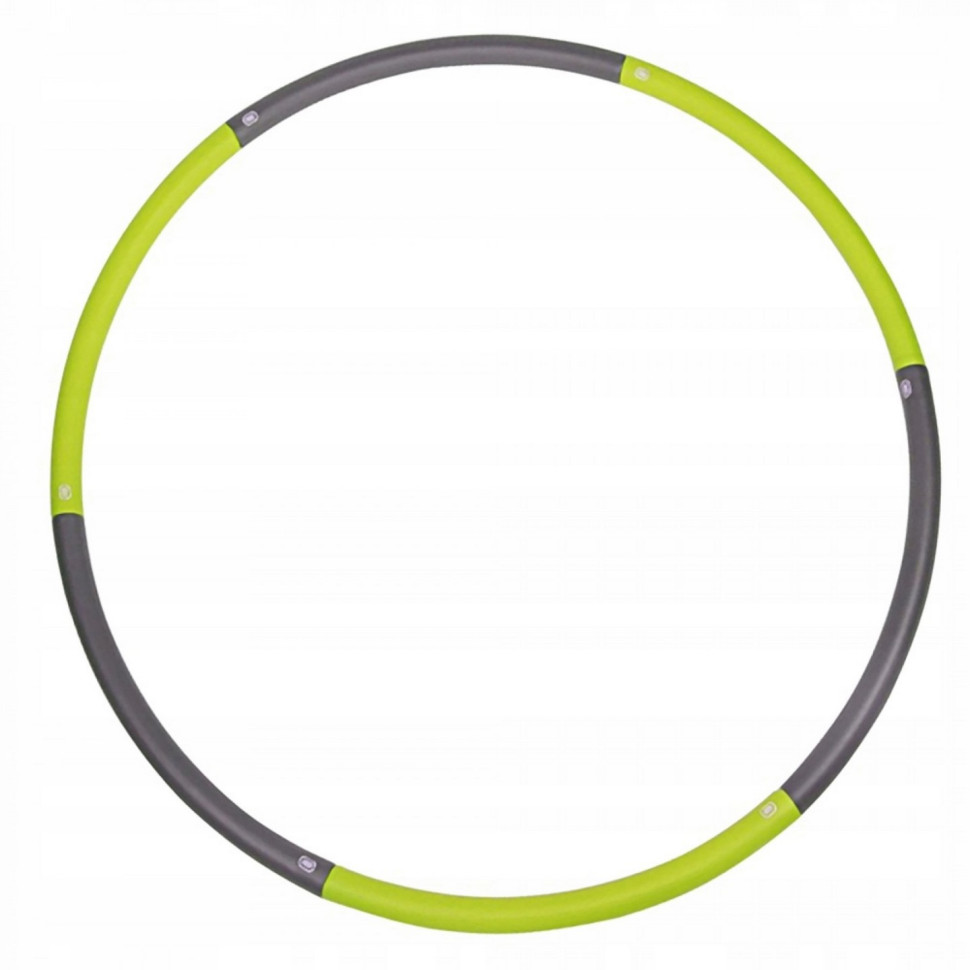 Обруч масажний Hula Hoop SportVida SV-HK0214, 90 см, Grey/Green