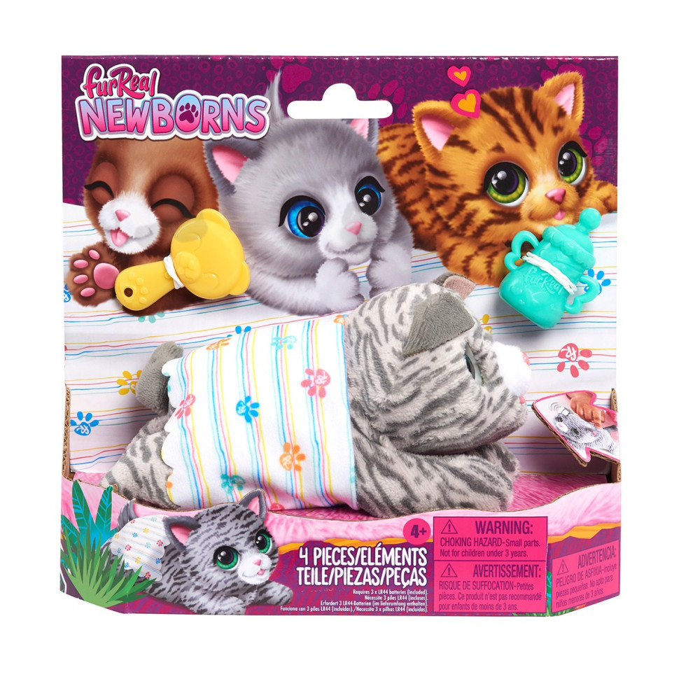 Интерактивная игрушка «Котенок» Furreal 28073 серии «Newborns»