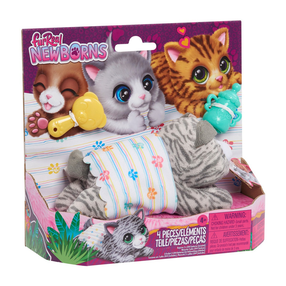 Интерактивная игрушка «Котенок» Furreal 28073 серии «Newborns»