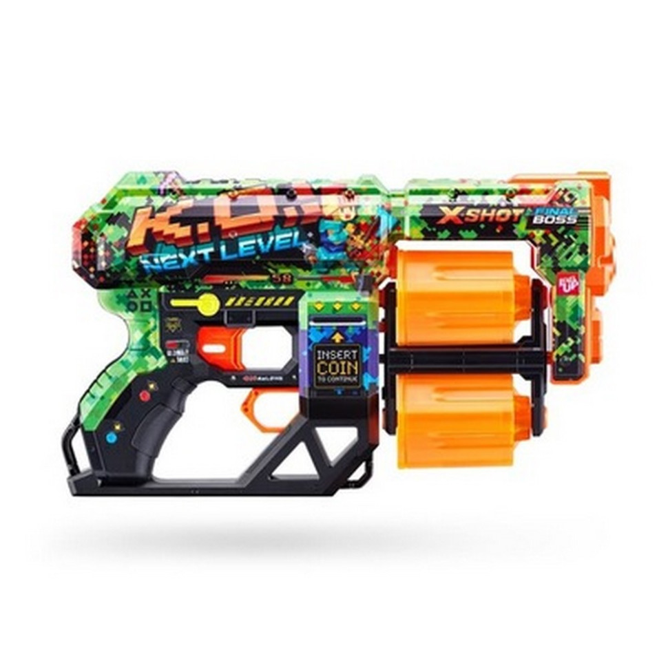 Скорострельный бластер X-SHOT 36517A Skins Dread Boom (12 патронов)