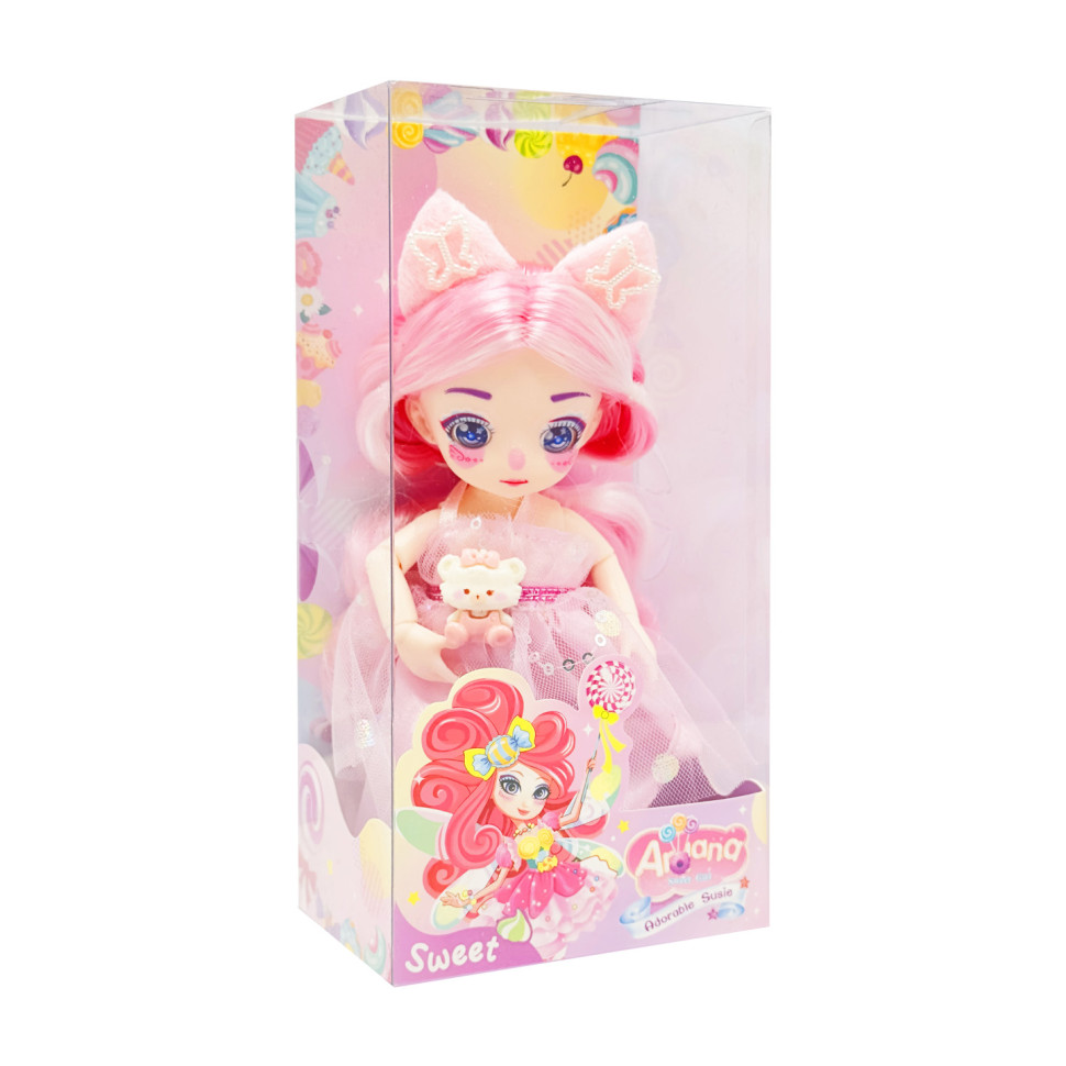 Дитяча шарнірна лялька Bambi DH2367-6 миле вбрання, розмір 16 см