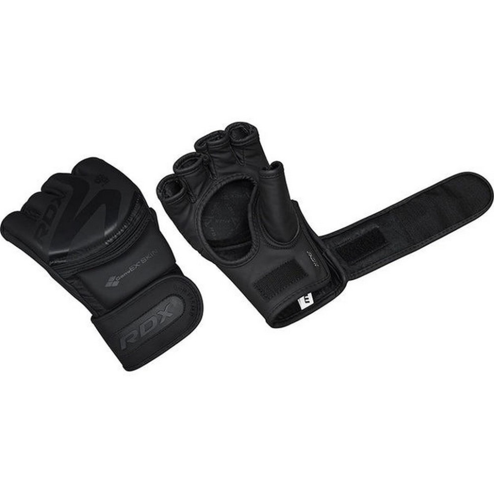Перчатки для ММА F15 Noir Matte RDX Inc Limited GGR-F15MB-M, Black, M (капа в комплекте)
