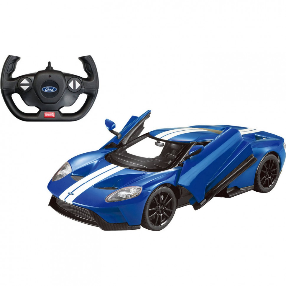 Машинка на пульті радіокерування Ford GT Rastar 78160(Blue) блакитний, 1:14