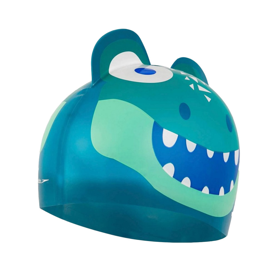 Шапка для плавания CROC PRT CHARACTER CAP IU Speedo 8-12240D680 зеленый, OSFM
