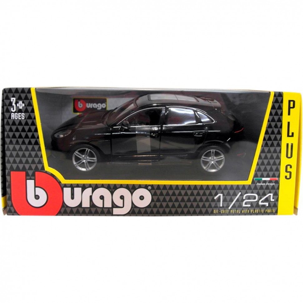 Автомодель - PORSCHE MACAN (черный, 1:24) 18-21077