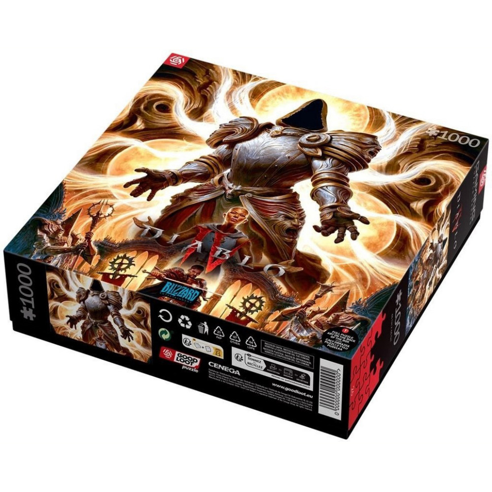 Пазл классический Diablo IV Inarius Puzzles The Father GoodLoot 5908305247326, 1000 элементов