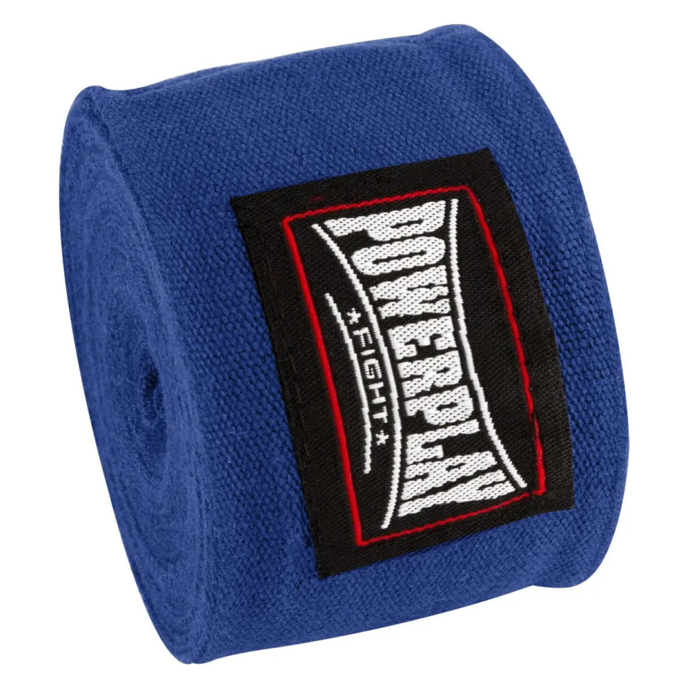 Бинты для бокса PowerPlay PP_3046_4m,Blue, Сині (4м)