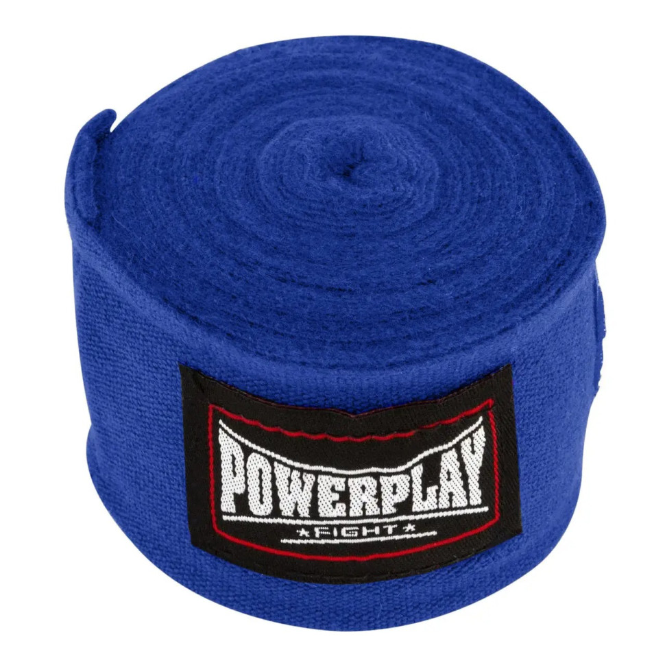 Бинты для бокса PowerPlay PP_3046_4m,Blue, Сині (4м)