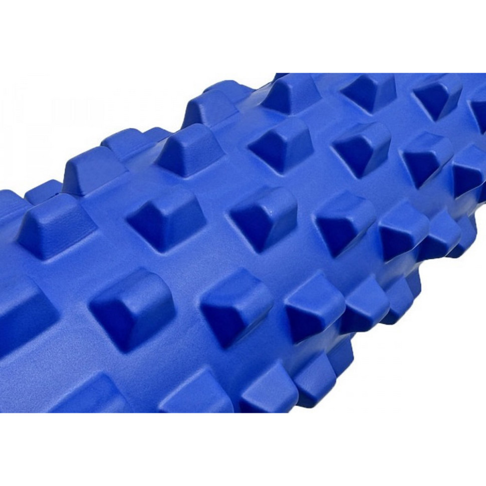 Массажный ролик Grid Roller PRO EasyFit EF-2029-Bl 45 см, Синий