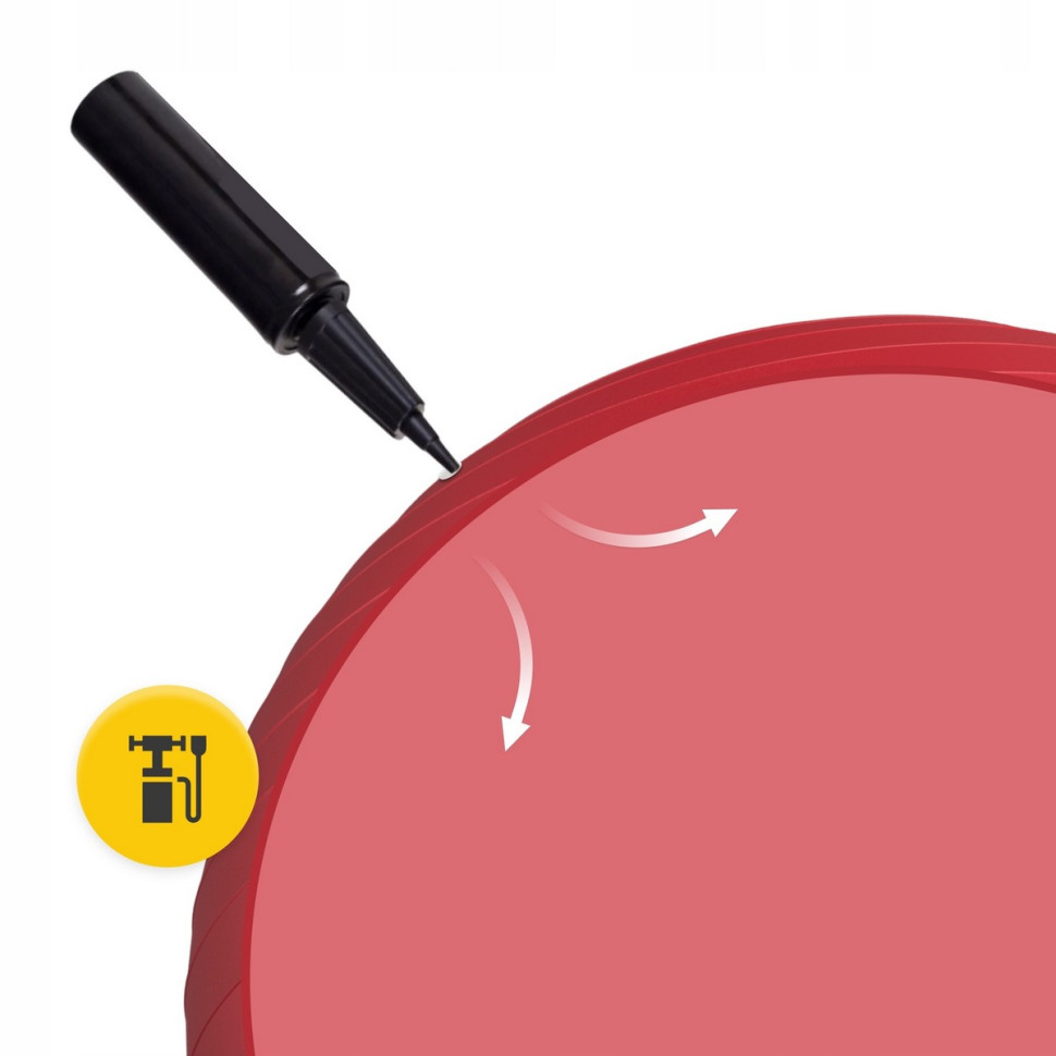 М'яч для фітнесу фітбол 4FIZJO P-5907739316387, 85 см, Red