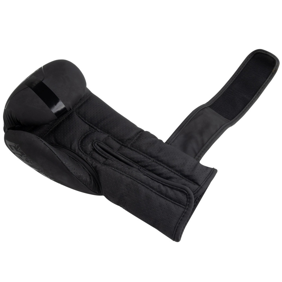 Боксерские перчатки 3024 Ultra Mat PowerPlay PP_3024_12oz_Black, Черные 12 унций