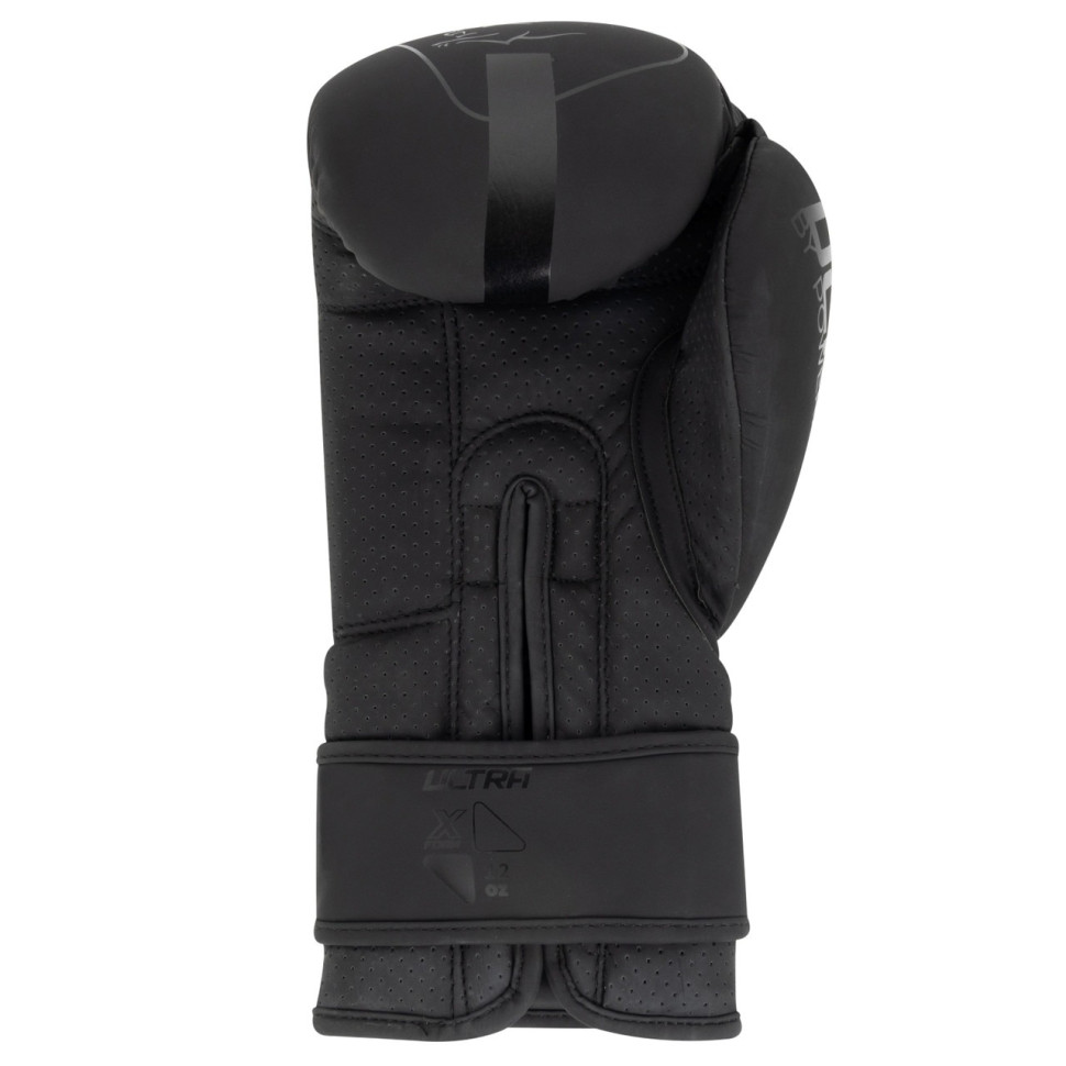 Боксерские перчатки 3024 Ultra Mat PowerPlay PP_3024_12oz_Black, Черные 12 унций