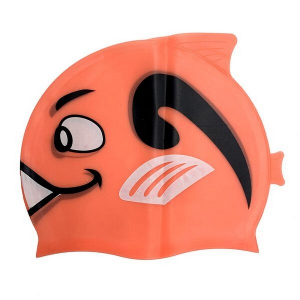Шапочка для плавания детская Fish Newt NE-SW-390-OR, оранжевая 