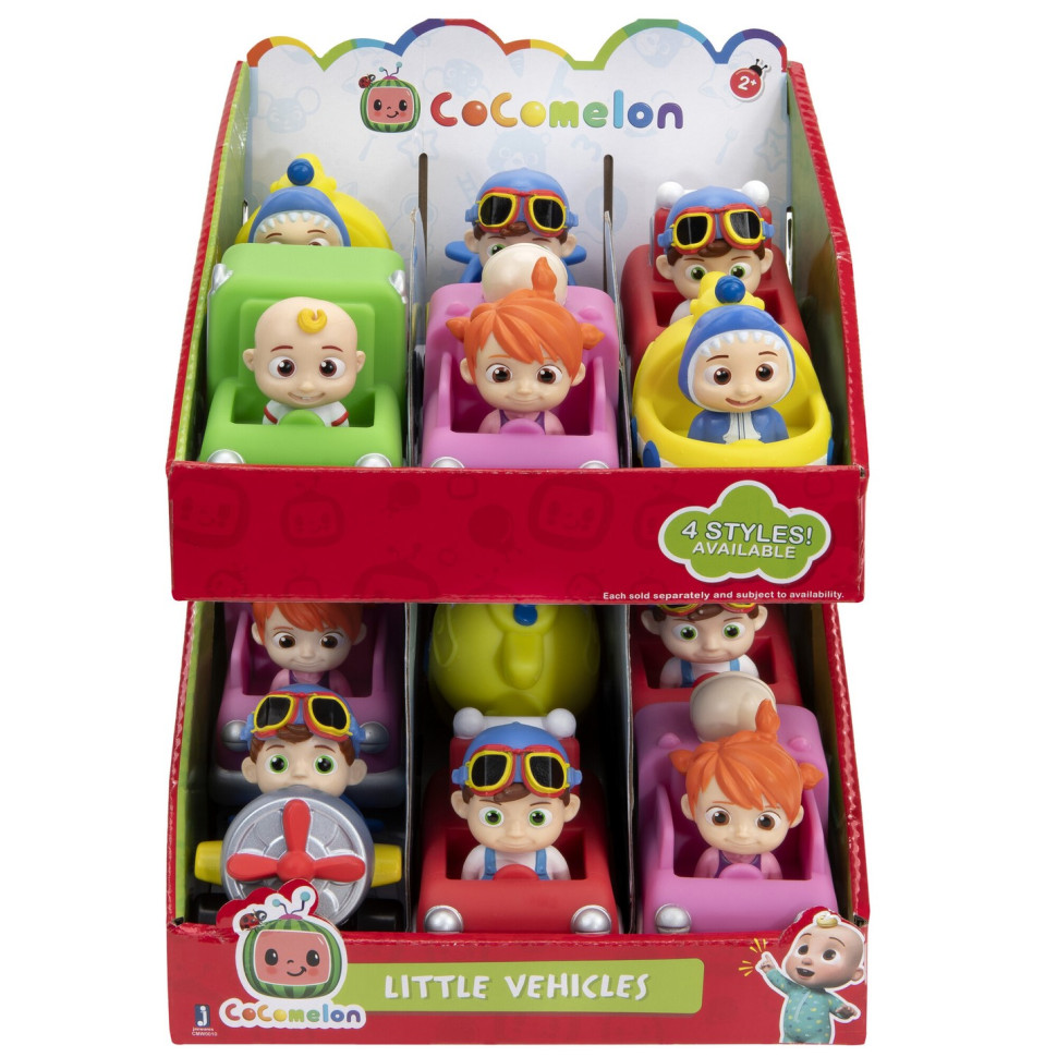 Дитяча інерційна машинка CoComelon Mini Vehicles Plane Літак CMW0051