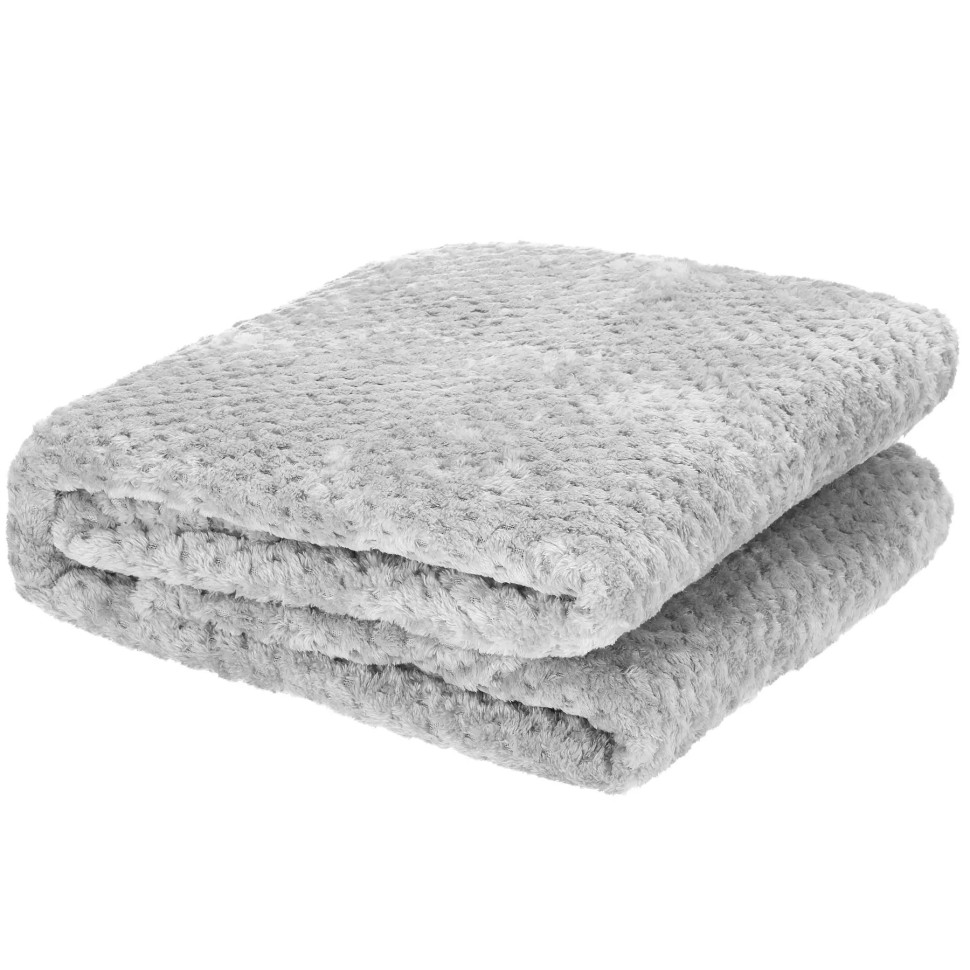 Плед-покрывало Extra Soft Springos HA7090 серый 150x200 см
