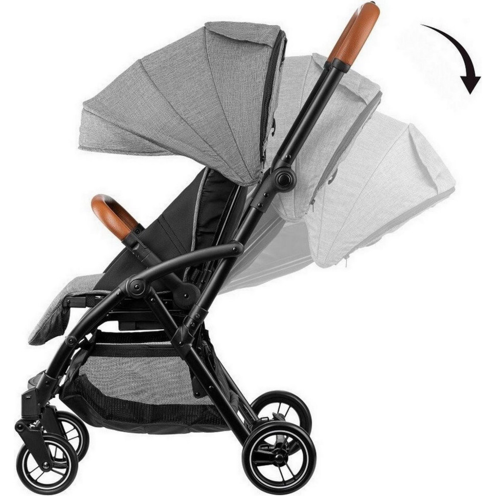 Прогулочная коляска Miqilong 2Way Серая YOT-2WAY-GREY