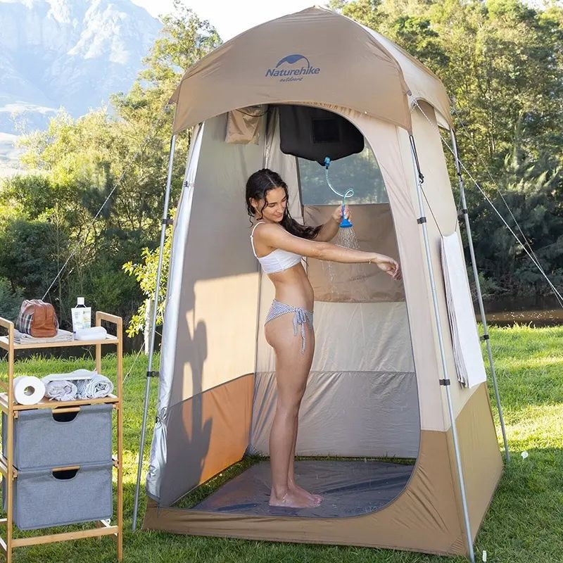 Компактный кемпинговый душ Naturehike NH21SJ032 6927595778654 черный 20 л