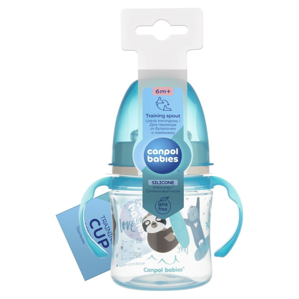 Кружка тренувальна Sweet Fun Canpol babies 35/207_blu 120 мл