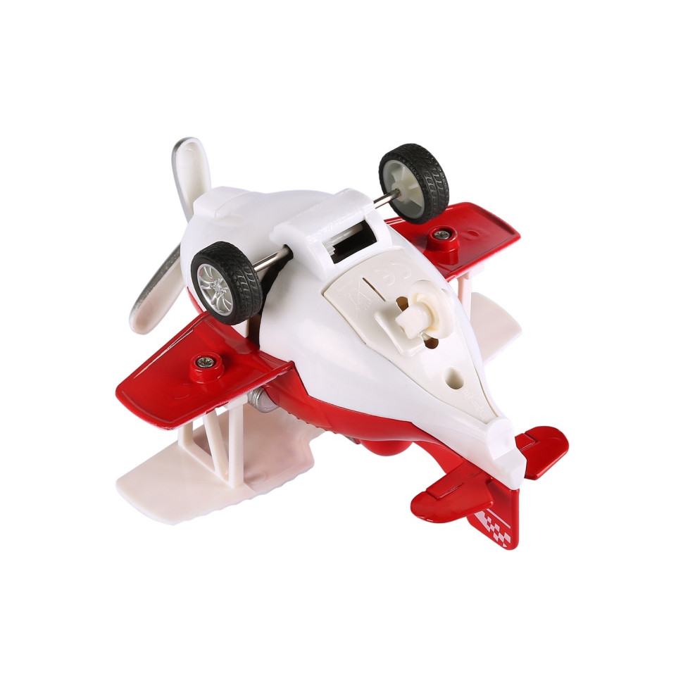 Літак металевий інерційний Same Toy Aircraft червоний SY8013AUt-3