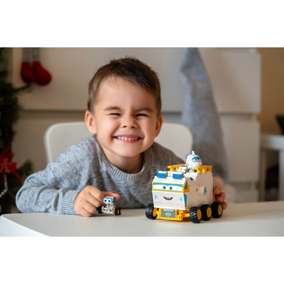 Конструктор Super Wings Small Blocks Buildable Vehicle Set Rover, Ровер EU385013