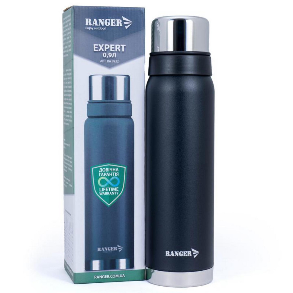 Термос Ranger Expert 0,9 л черный RA 9932