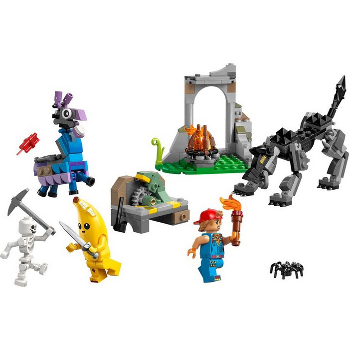 Конструктор Fortnite Лагерь Peely и Sparkplug LEGO 77075, 250 деталей